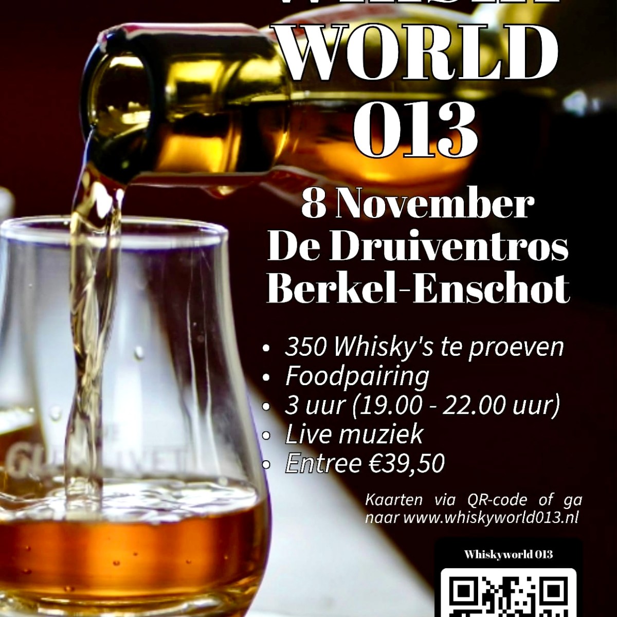 De Lapwings zullen aanwezig zijn bij het “Whisky World 013” op 8 november&nbsp;2025.